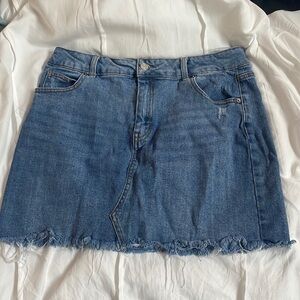 This is a cute blue Jean skirt from Target!